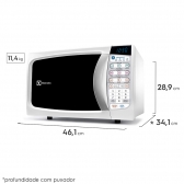 Micro-ondas 20 litros Branco