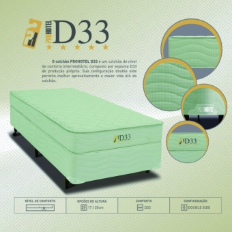 Linha de Colchões Pro Hotel Espuma D33